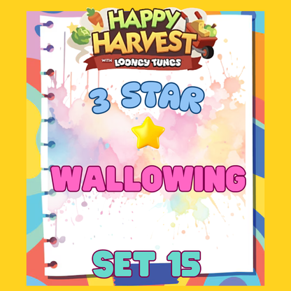 WALLOWING - 3🌟 Set 15 - Monopoly Go Sticker