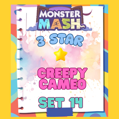 CREEPY CAMEO - 3🌟 Set 14 - Monopoly Go Sticker