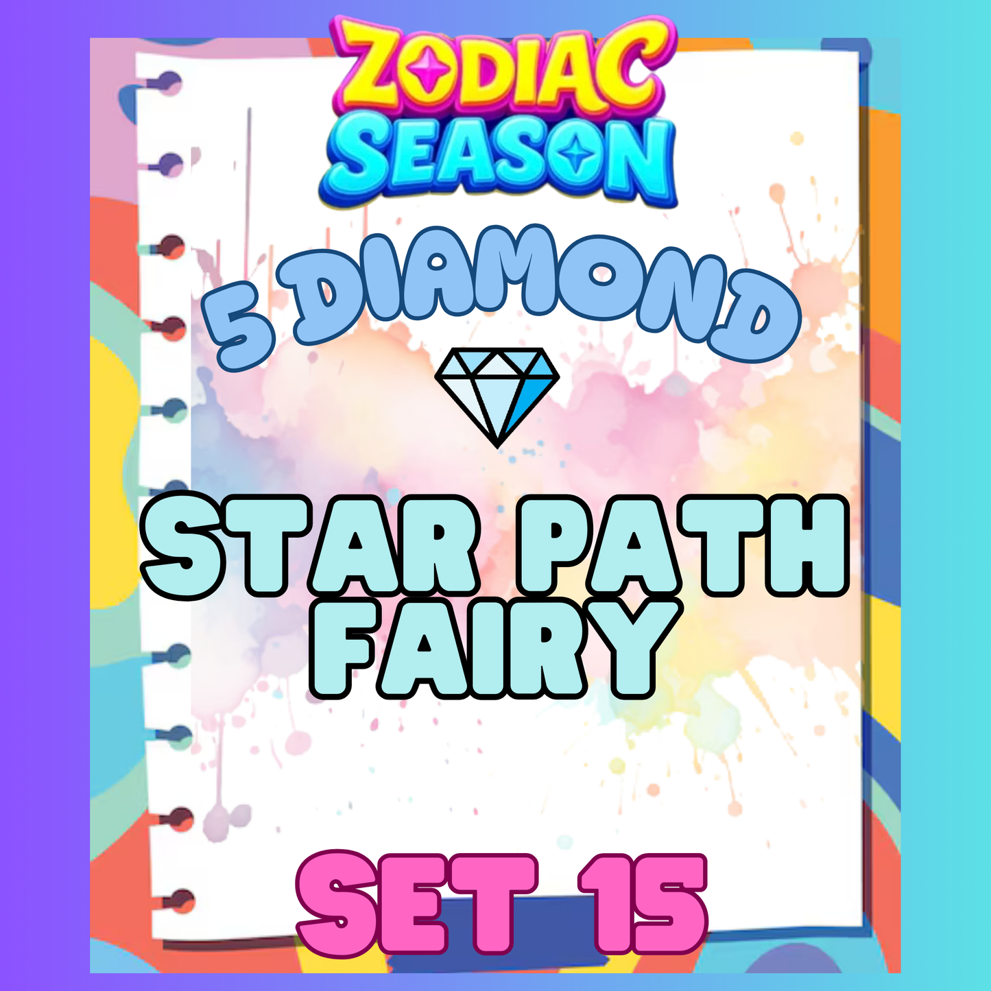 STAR PATH FAIRY - 5⭐ Set 15 - Carnival Tycoon Sticker