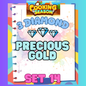 PRECIOUS GOLD - 3⭐ Set 14 - Carnival Tycoon Sticker