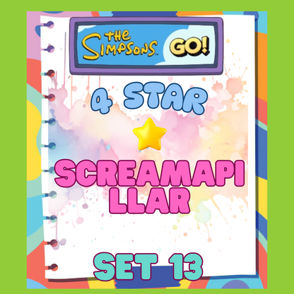 SCREAMAPILLAR - 4🌟 Set 13 - Monopoly Go Sticker