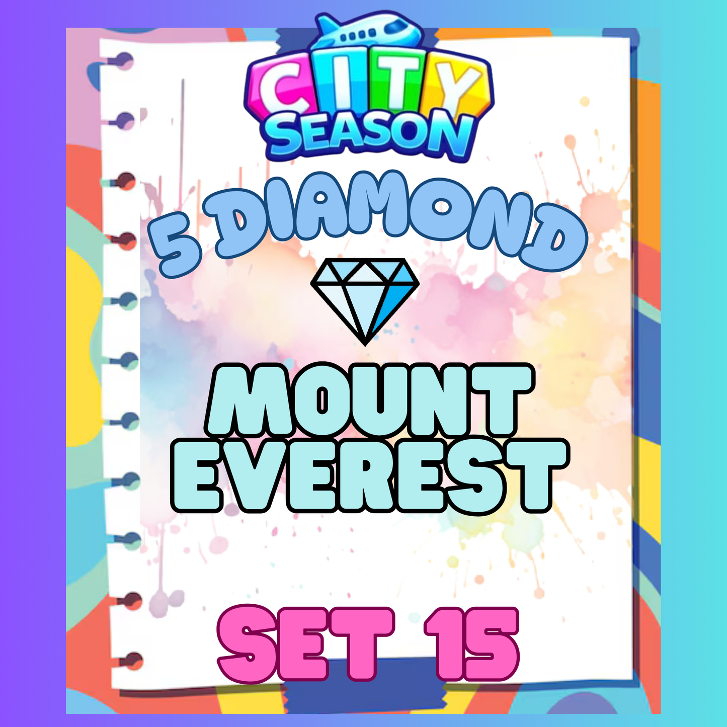 MOUNT EVEREST - 5⭐ Set 15 - Carnival Tycoon Sticker