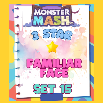 FAMILIAR FACE - 3🌟 Set 15 - Monopoly Go Sticker
