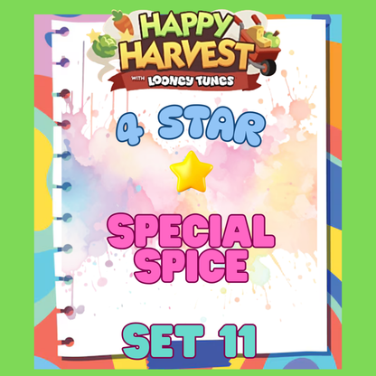 SPECIAL SPICE - 4🌟 Set 11 - Monopoly Go Sticker
