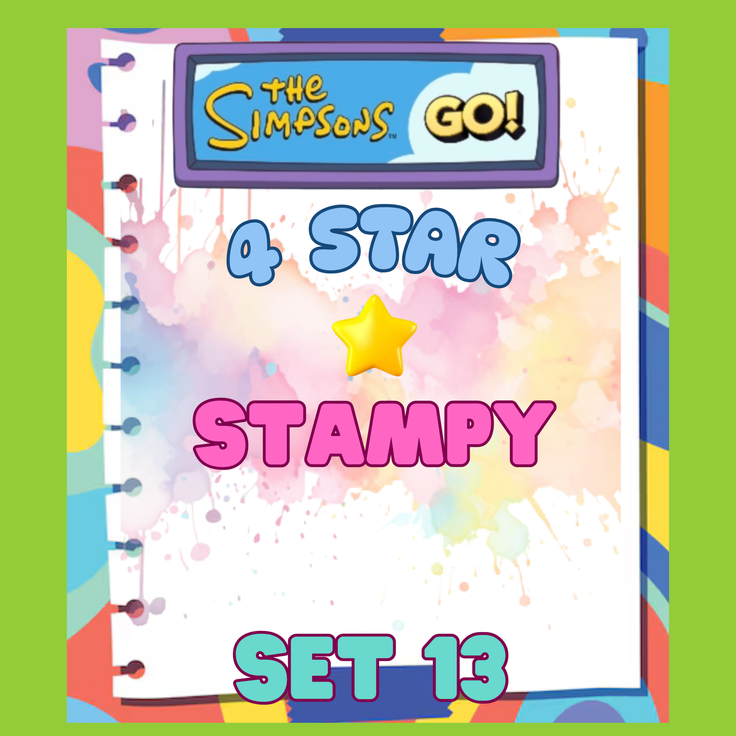 STAMPY - 4🌟 Set 13 - Monopoly Go Sticker