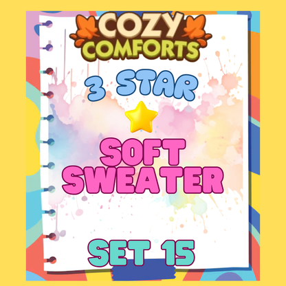 SOFT SWEATER - 3🌟 Set 15 - Monopoly Go Sticker