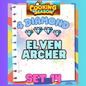 ELVEN ARCHER - 4⭐ Set 14 - Carnival Tycoon Sticker