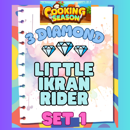 LITTLE IKRAN RIDER - 3⭐ Set 1 - Carnival Tycoon Sticker