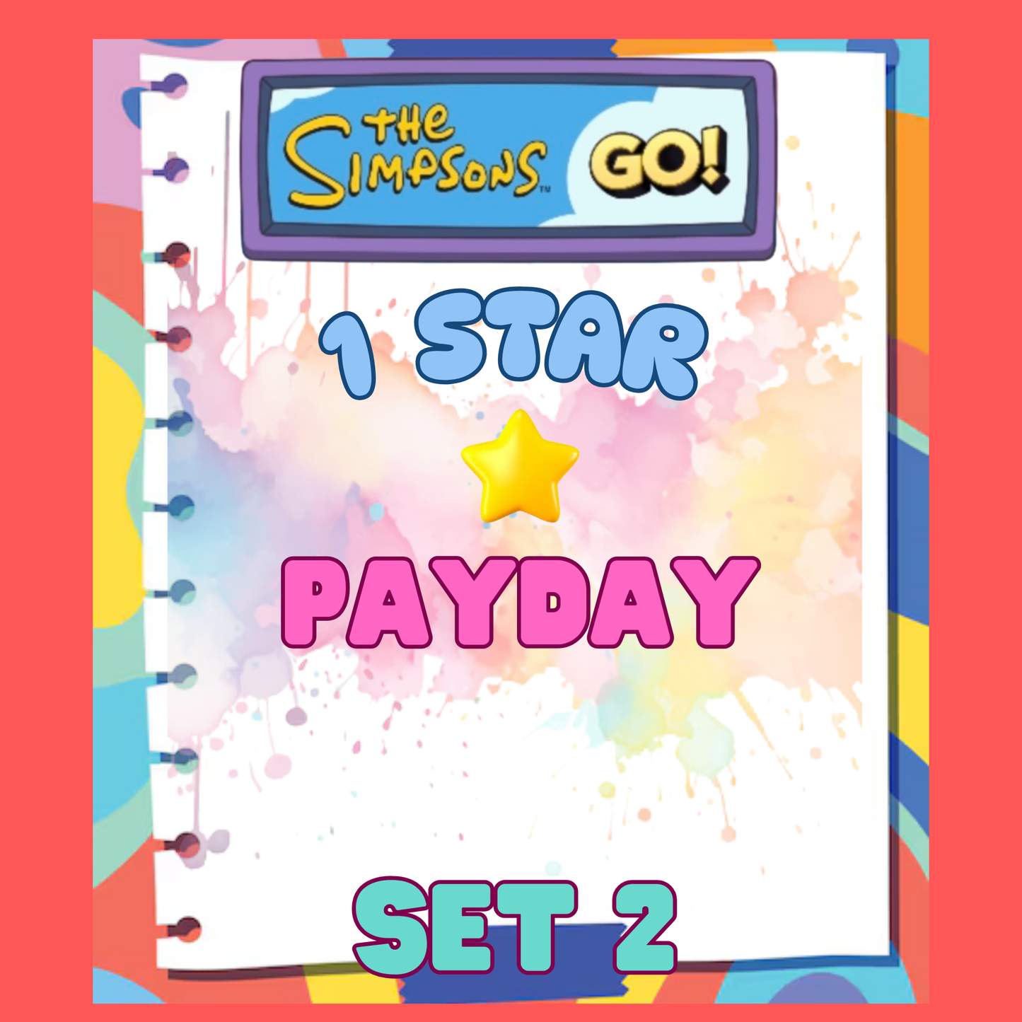 PAYDAY - 1🌟 Set 2 - Monopoly Go Sticker