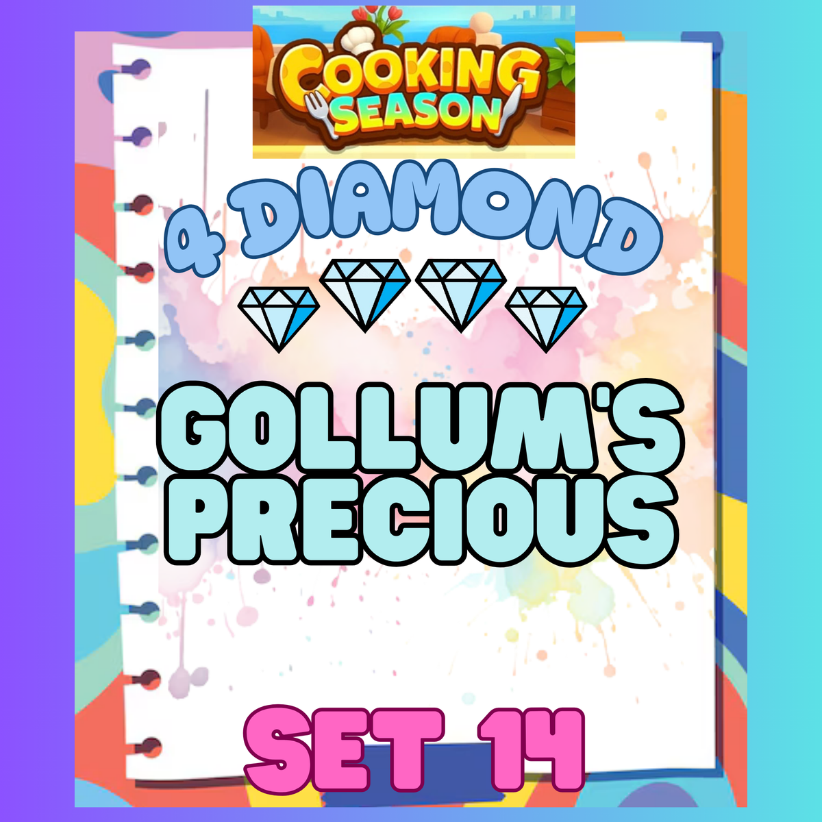GOLLUM'S PRECIOUS - 4⭐ Set 14 - Carnival Tycoon Sticker