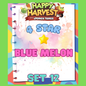 BLUE MELON - 4🌟 Set 12 - Monopoly Go Sticker