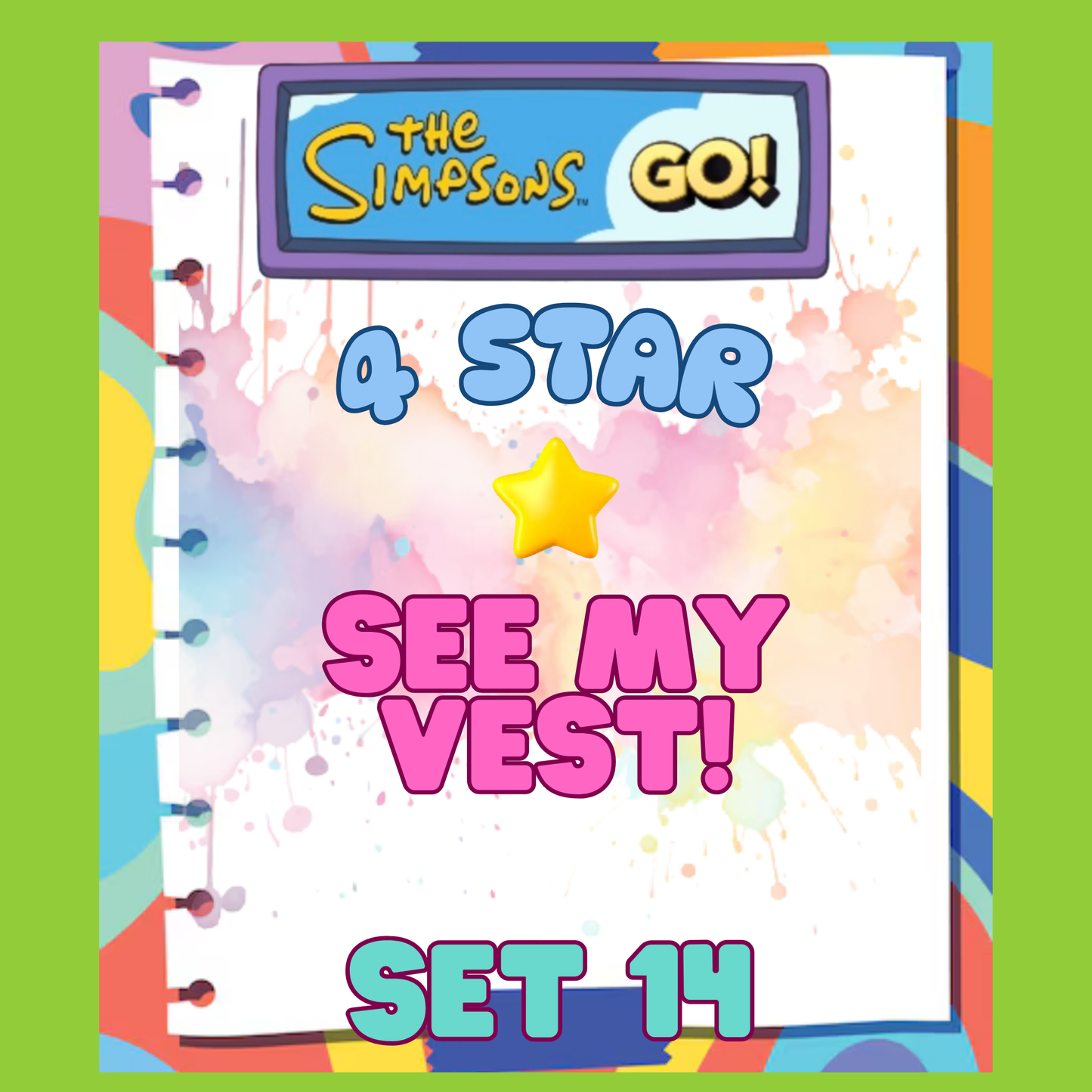 SEE MY VEST! - 4🌟 Set 14 - Monopoly Go Sticker