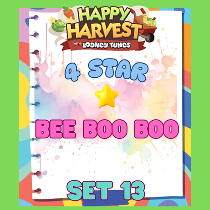BEE BOO BOO - 4🌟 Set 13 - Monopoly Go Sticker