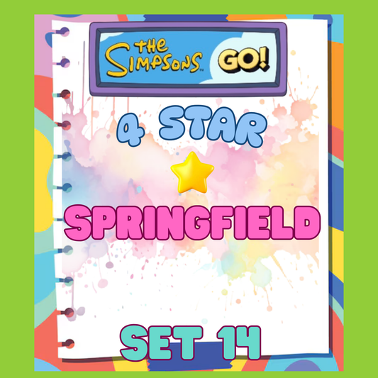 SPRINGFIELD - 4🌟 Set 14 - Monopoly Go Sticker