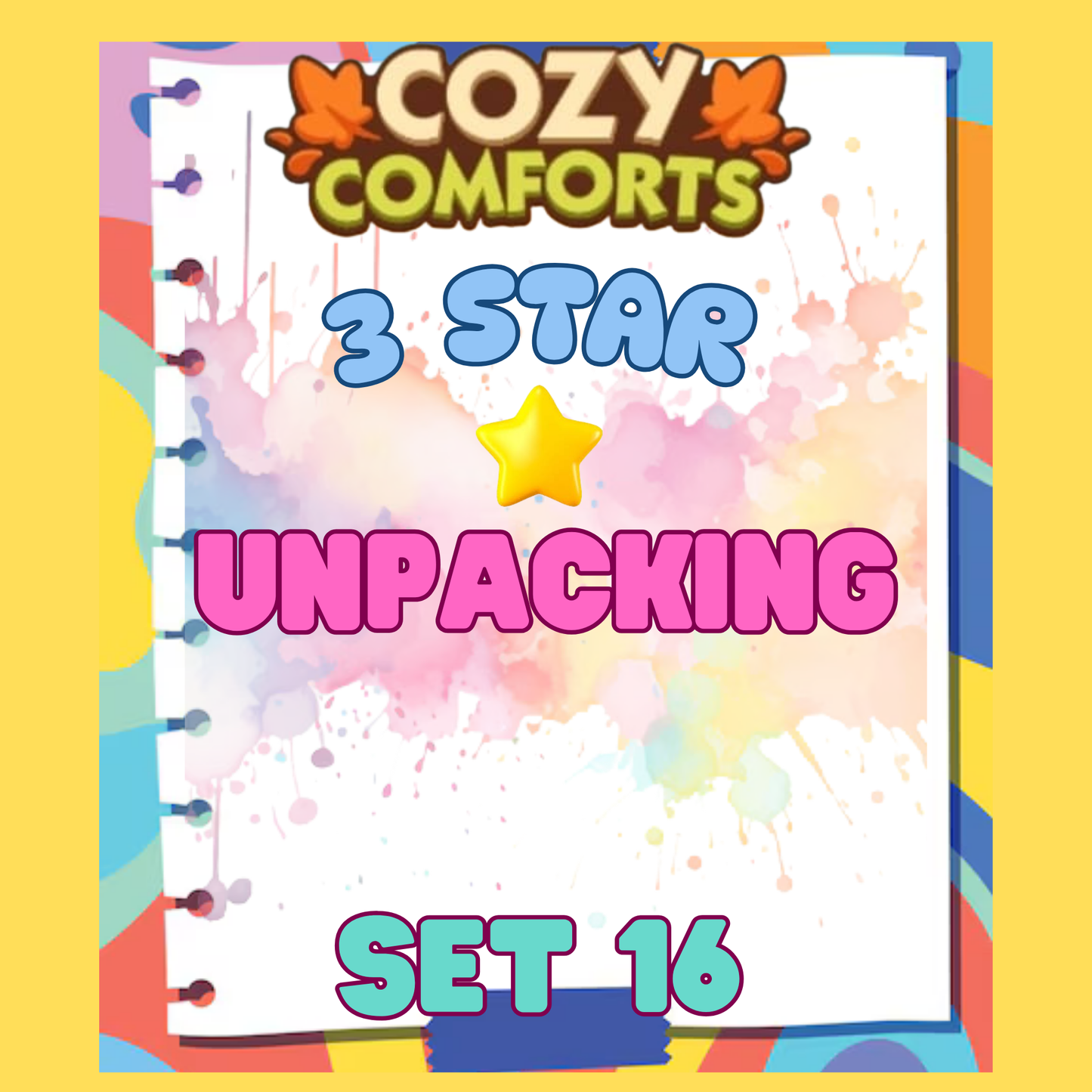 UNPACKING - 3🌟 Set 16 - Monopoly Go Sticker