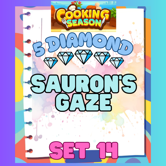 SAURON'S GAZE - 5⭐ Set 14 - Carnival Tycoon Sticker