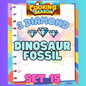 DINOSAUR FOSSIL - 3⭐ Set 15 - Carnival Tycoon Sticker