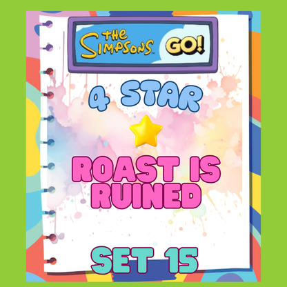 ROAST IS RUINED - 4🌟 Set 15 - Monopoly Go Sticker