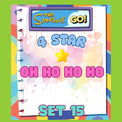OH HO HO HO - 4🌟 Set 15 - Monopoly Go Sticker