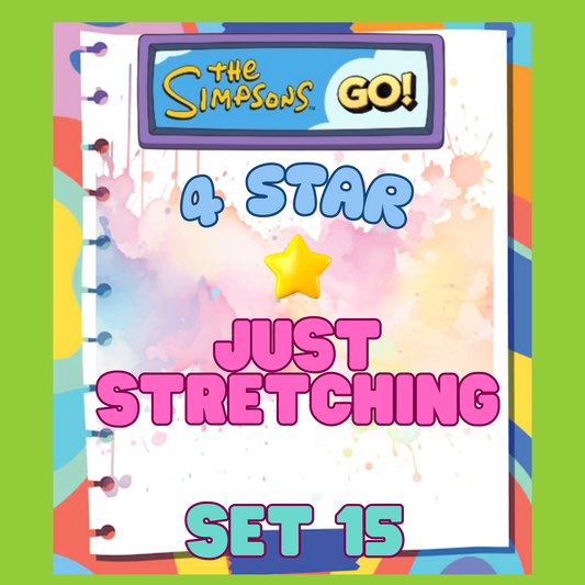 JUST STRETCHING - 4🌟 Set 15 - Monopoly Go Sticker