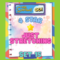 JUST STRETCHING - 4🌟 Set 15 - Monopoly Go Sticker