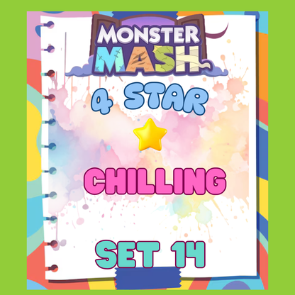 CHILLING - 4🌟 Set 14 - Monopoly Go Sticker