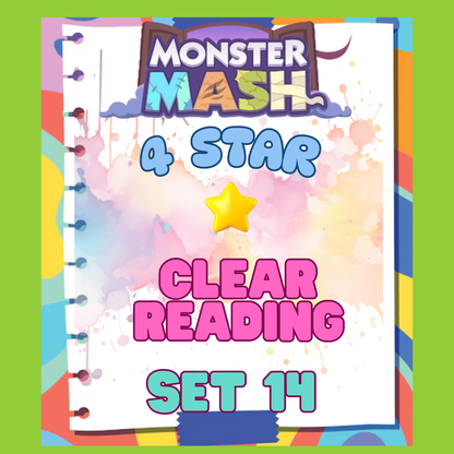 CLEAR READING - 4🌟 Set 14 - Monopoly Go Sticker