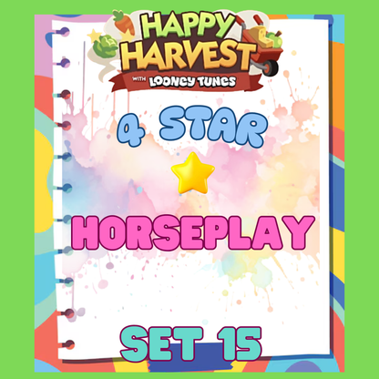 HORSEPLAY - 4🌟 Set 15 - Monopoly Go Sticker