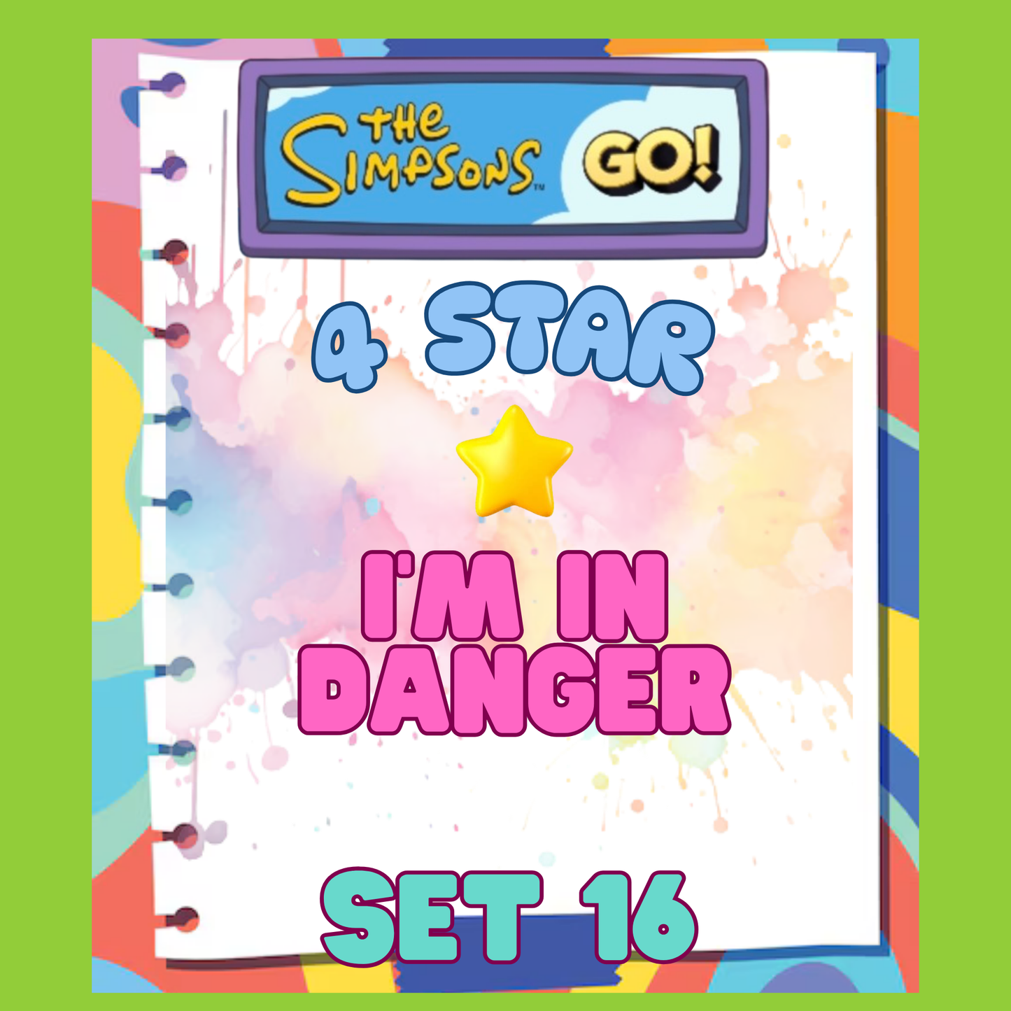 I'M IN DANGER - 4🌟 Set 16 - Monopoly Go Sticker