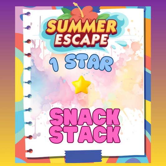 SNACK STACK  - 1🌟 Set 2 - Monopoly Go Sticker