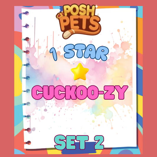 CUCKOO-ZY - 1🌟 Set 2 - Monopoly Go Sticker