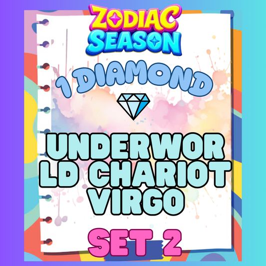 UNDERWORLD CHARIOT VIRGO - 1⭐ Set 2 - Carnival Tycoon Sticker