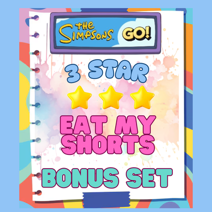 EAT MY SHORTS - 3🌟 BONUS SET - Monopoly Go Sticker