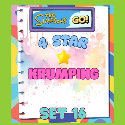 KRUMPING - 4🌟 Set 16 - Monopoly Go Sticker
