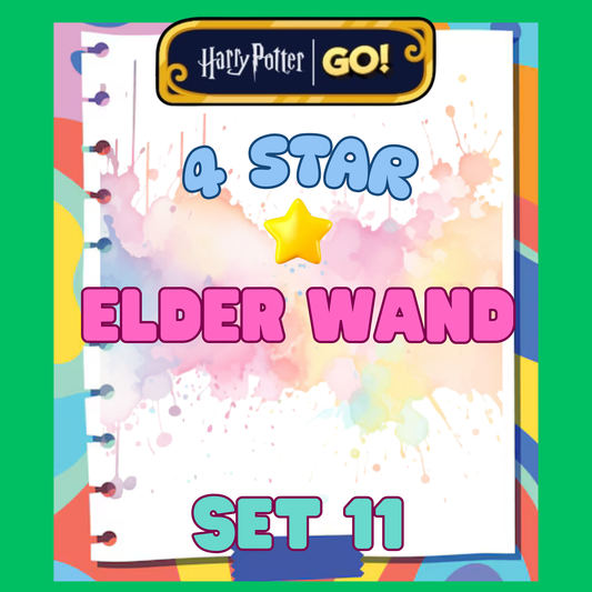 ELDER WAND - 4🌟 Set 11 - Monopoly Go Sticker