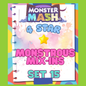 MONSTROUS MIX-INS - 4🌟 Set 15 - Monopoly Go Sticker
