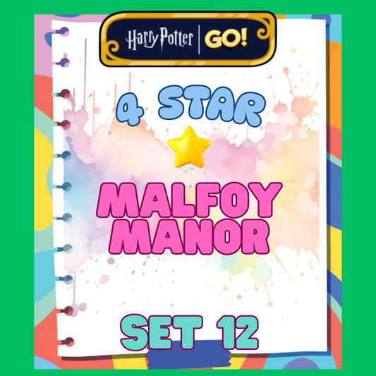 MALFOY MANOR - 4🌟 Set 12 - Monopoly Go Sticker