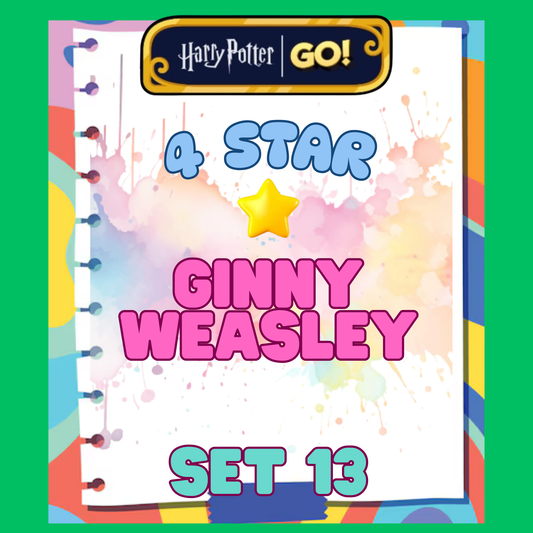 GINNY WEASLEY - 4🌟 Set 13 - Monopoly Go Sticker