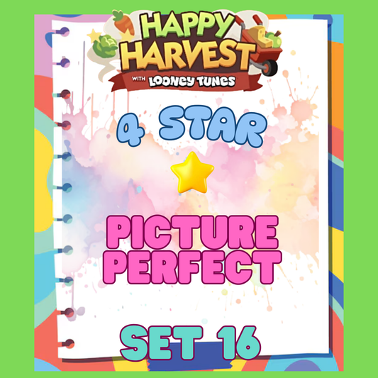PICTURE PERFECT - 4🌟 Set 16 - Monopoly Go Sticker