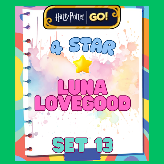 LUNA LOVEGOOD - 4🌟 Set 13 - Monopoly Go Sticker