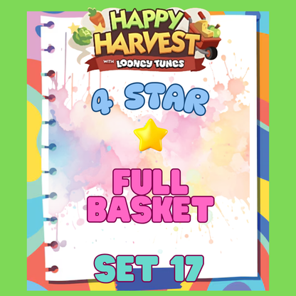 FULL BASKET - 4🌟 Set 17 - Monopoly Go Sticker