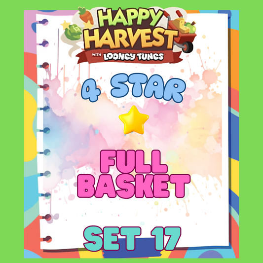 FULL BASKET - 4🌟 Set 17 - Monopoly Go Sticker