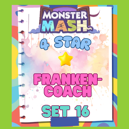 FRANKEN-COACH - 4🌟 Set 16 - Monopoly Go Sticker