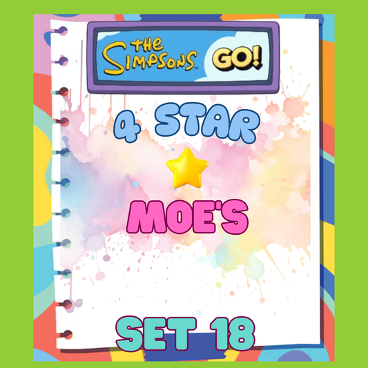 MOE'S - 4🌟 Set 18 - Monopoly Go Sticker