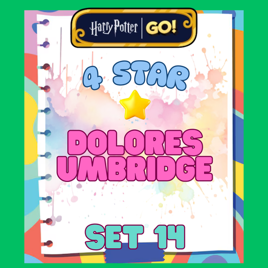 DOLORES UMBRIDGE - 4🌟 Set 14 - Monopoly Go Sticker
