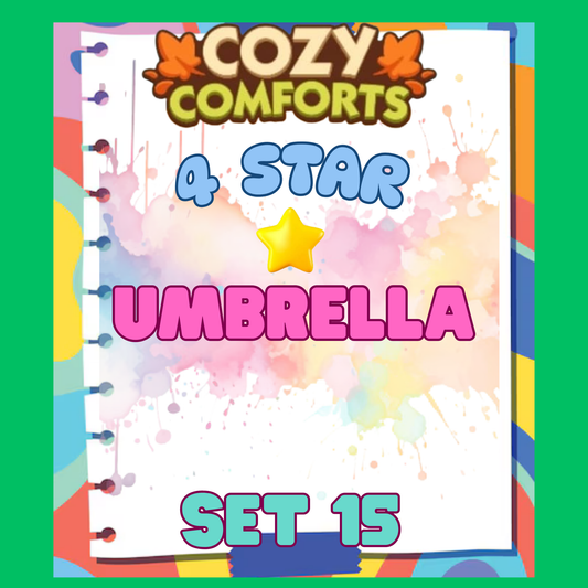 UMBRELLA - 4🌟 Set 15 - Monopoly Go Sticker