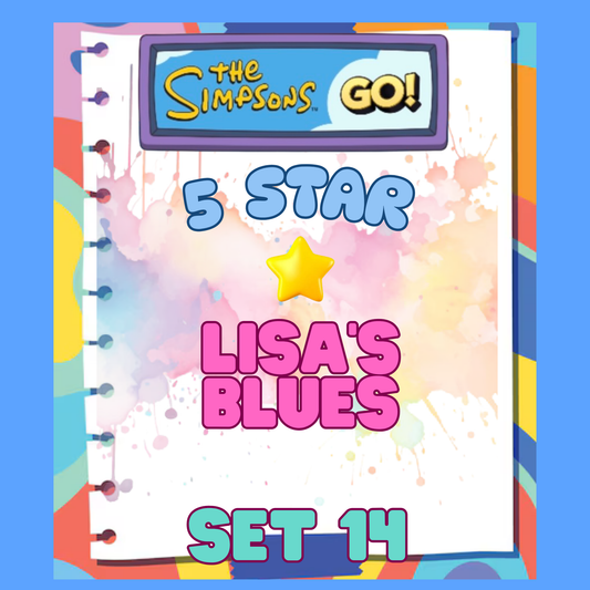 LISA'S BLUES - 5🌟 Set 14 - Monopoly Go Sticker