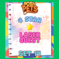 LASER QUEST - 4🌟 Set 14 - Monopoly Go Sticker