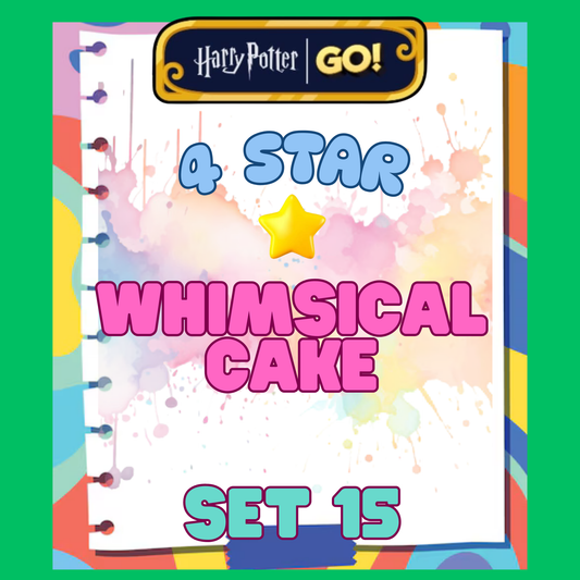 WHIMSICAL CAKE - 4🌟 Set 15 - Monopoly Go Sticker