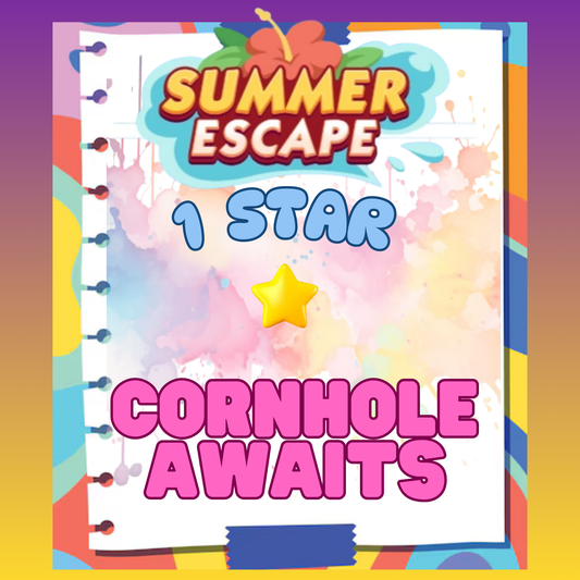 CORNHOLE AWAITS  - 1🌟 Set 2 - Monopoly Go Sticker